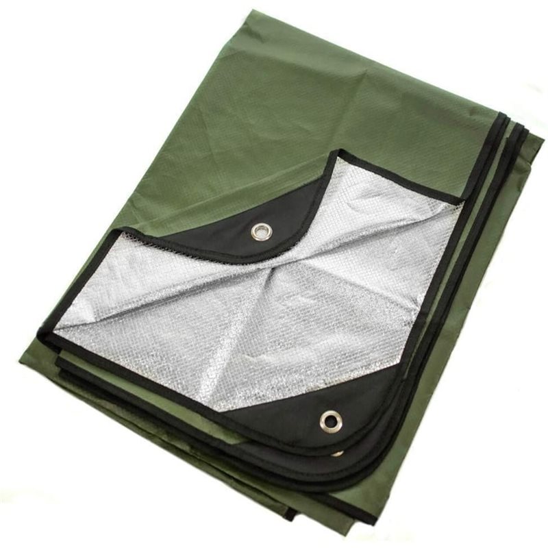 Survival Blanket Reflective - 【TRAVEL ESSENTIAL】Водонепроницаемый, ветрозащитный утепленный тент-покрывало –
