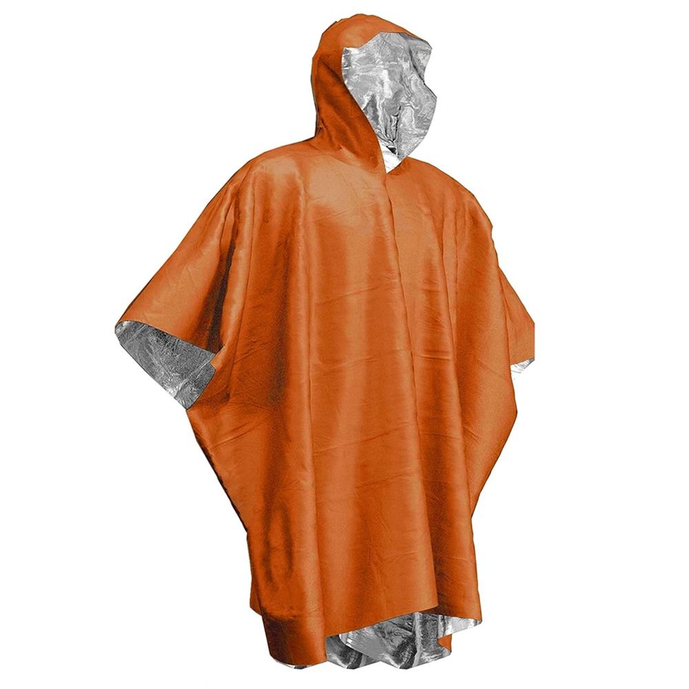 Emergency Poncho Rain - 1 шт. Плащ-дождевик для походов и