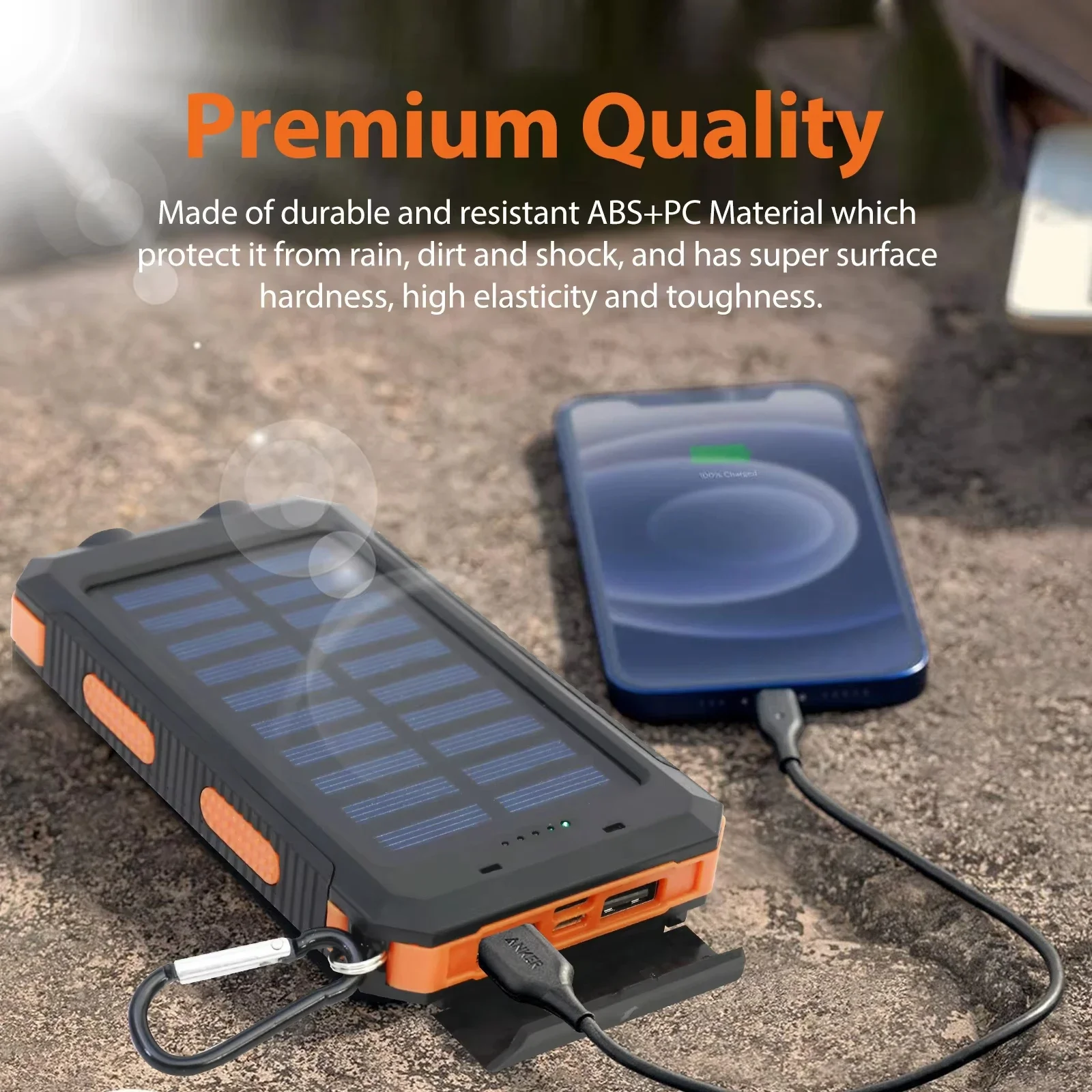 Водонепроницаемый солнечный ак – обзор и цена Solar Emergency Charger